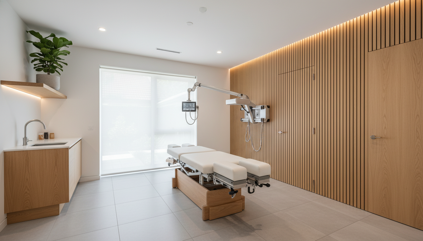 Modern, clean clinic interior with natural light